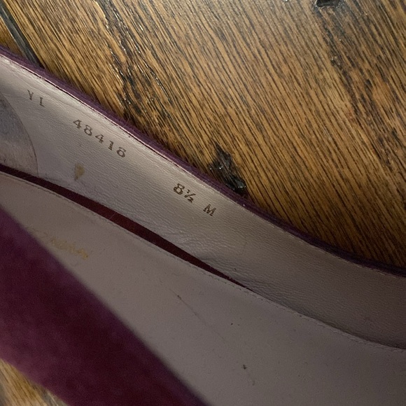 "Step Out in Style: Gorgeous Burgundy Suede Stuart Weitzman Shoes!" - Picture 5 of 5